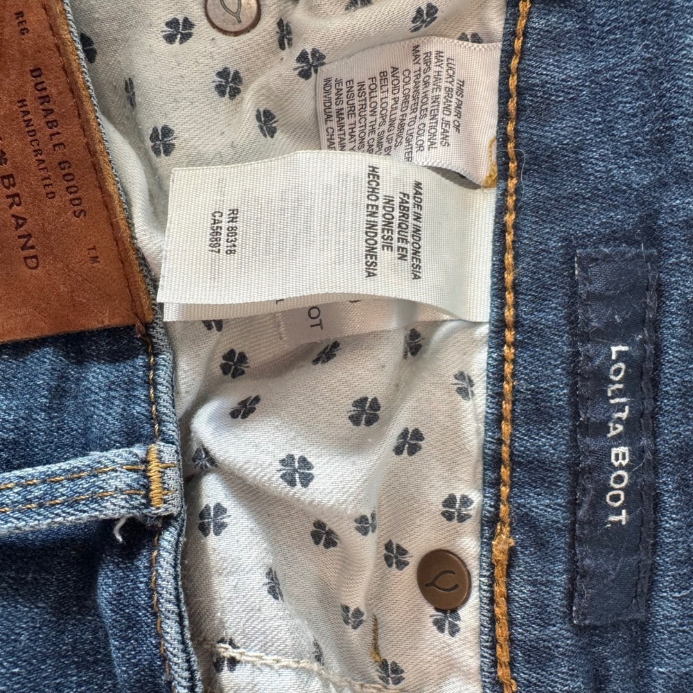 Lucky Brand Lolita Bootcut‎ Jeans Blue Wash Size 6 28 Regular - Picture 4 of 8